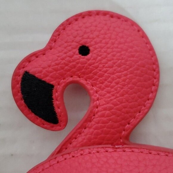 FlamingoBath & Bodyworks Keychain Coin Cardholder Change Pouch Purse Pink - Picture 3 of 16